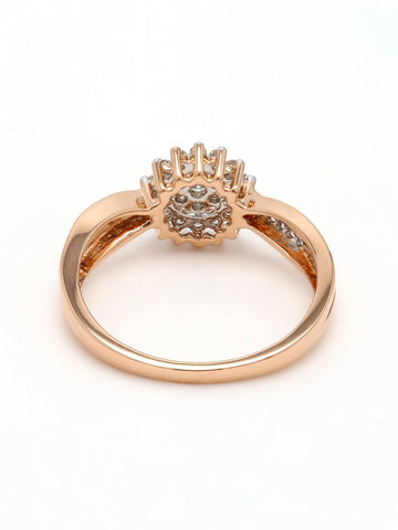 Real Diamond Cluster Ring - STOMBIL TRADE 
