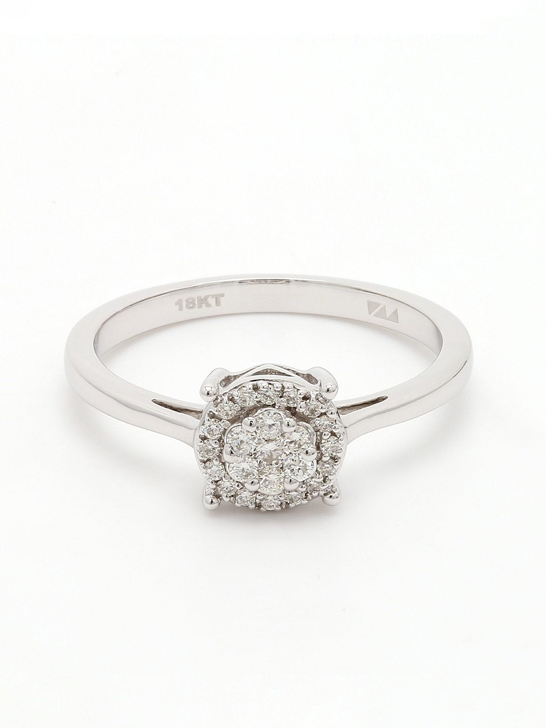 Real Diamond Illussion Cluster Ring - STOMBIL TRADE 