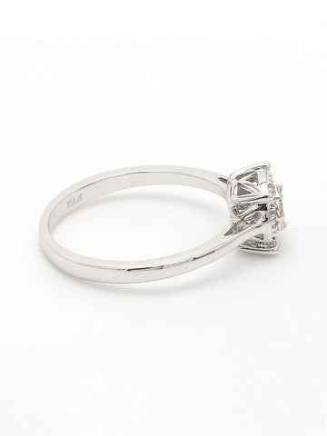 Real Diamond Illussion Cluster Ring - STOMBIL TRADE 