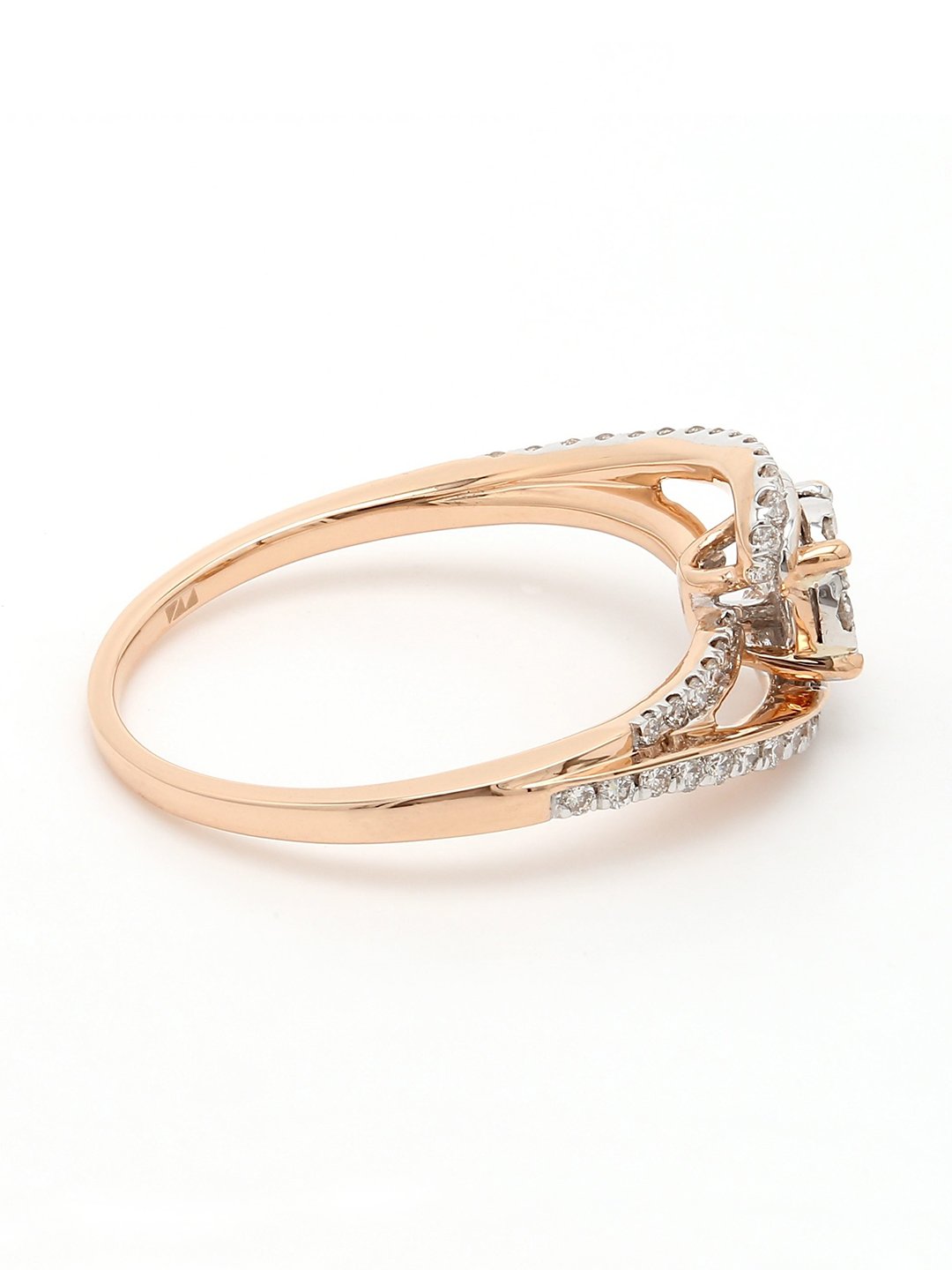Real Diamond Cluster Ring - STOMBIL TRADE 