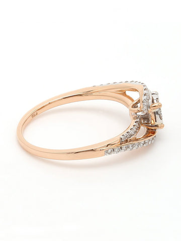 Real Diamond Cluster Ring - STOMBIL TRADE 