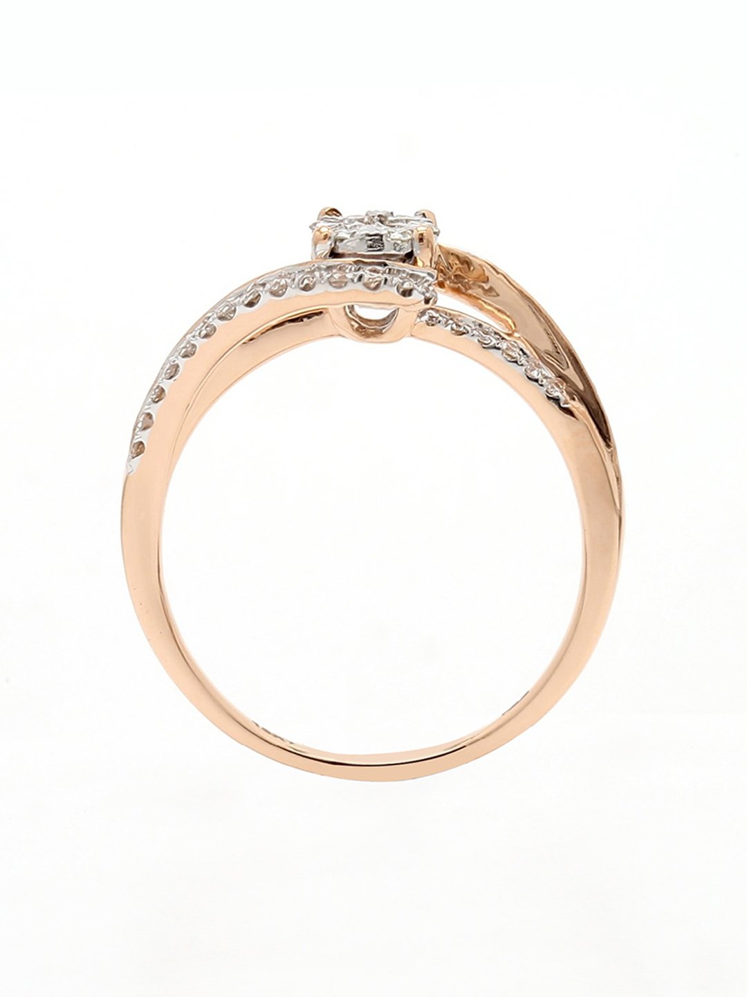 Real Diamond Cluster Ring - STOMBIL TRADE 