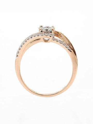 Real Diamond Cluster Ring - STOMBIL TRADE 