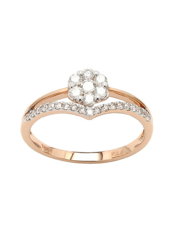 Real Diamond Cluster Ring - STOMBIL TRADE 
