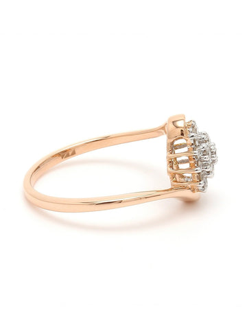 Real Diamond Cluster Ring - STOMBIL TRADE 