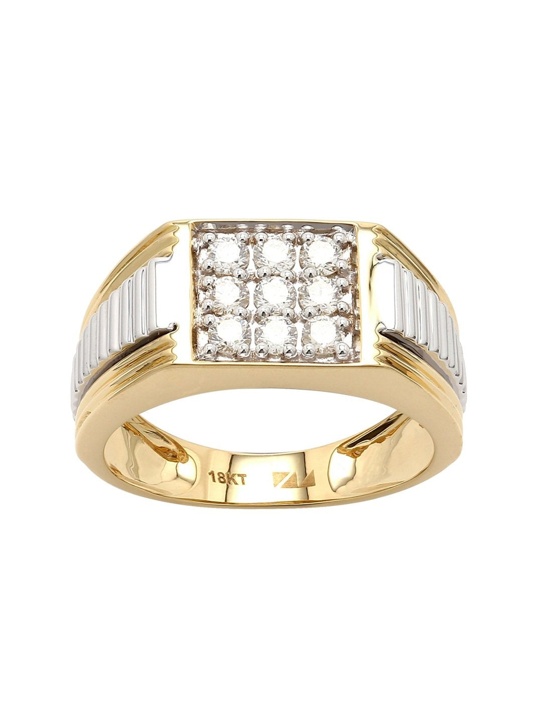 Real Diamond Mens Ring - STOMBIL TRADE 