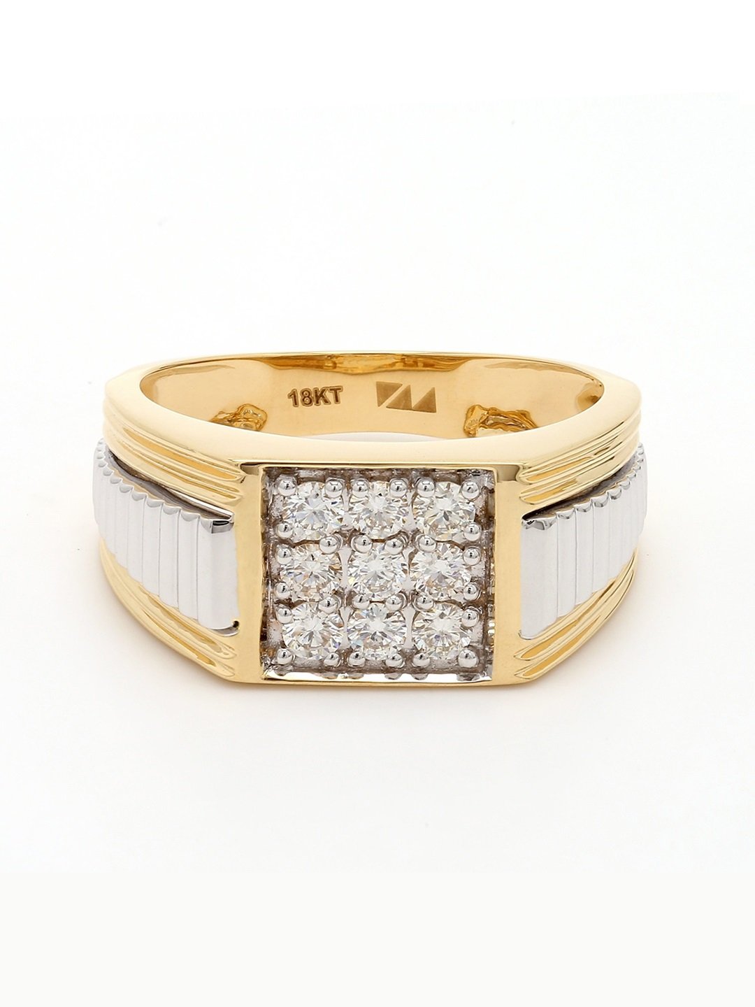 Real Diamond Mens Ring - STOMBIL TRADE 