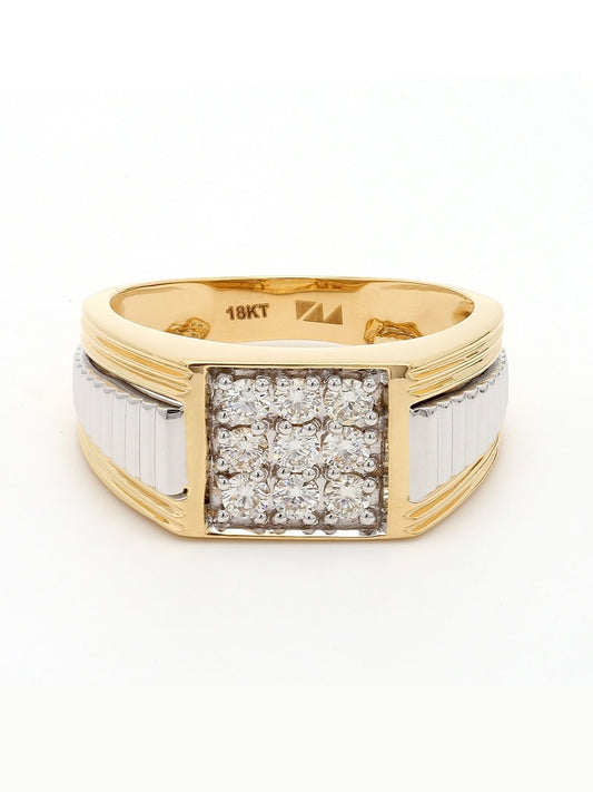 Real Diamond Mens Ring - STOMBIL TRADE INDIA PRIVATE LIMITED 