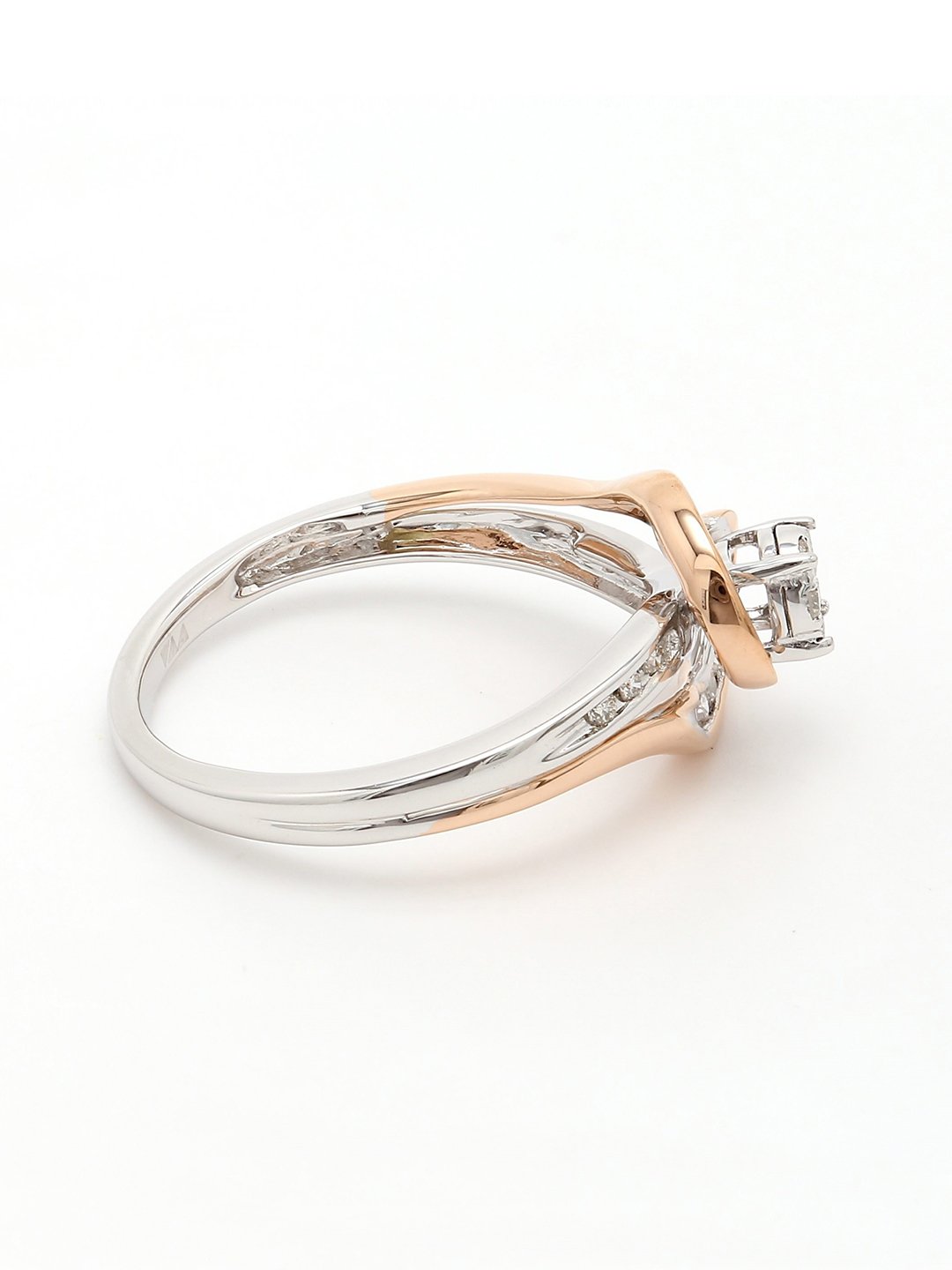 Real Diamond Illussion Cluster Ring - STOMBIL TRADE 