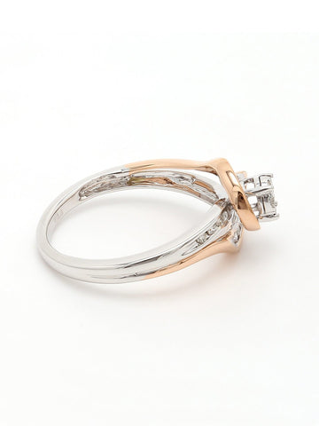 Real Diamond Illussion Cluster Ring - STOMBIL TRADE 