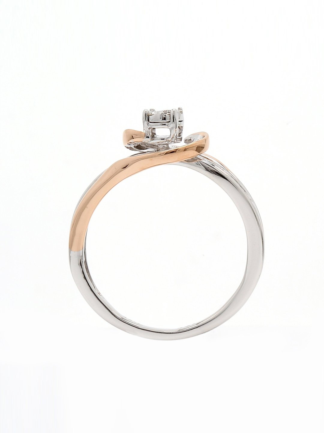Real Diamond Illussion Cluster Ring - STOMBIL TRADE 
