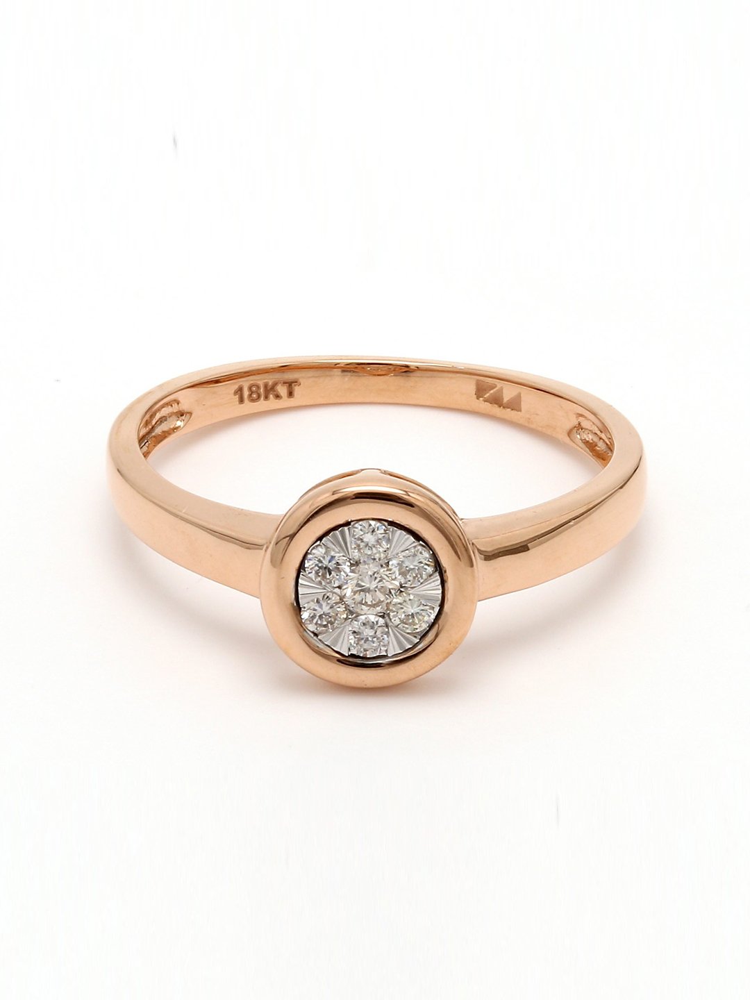 Real Diamond Illussion Cluster Ring - STOMBIL TRADE 