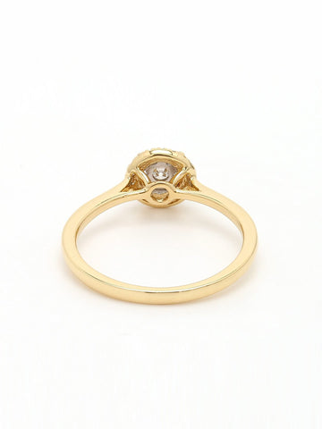 Real Diamond Illussion Cluster Ring - STOMBIL TRADE 