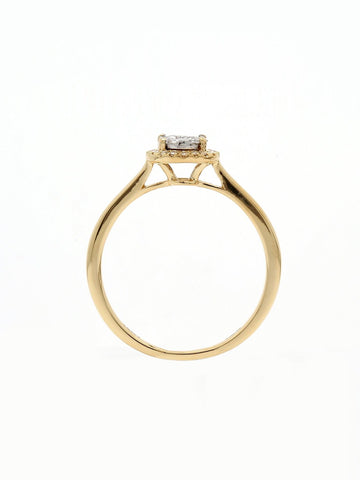 Real Diamond Illussion Cluster Ring - STOMBIL TRADE 