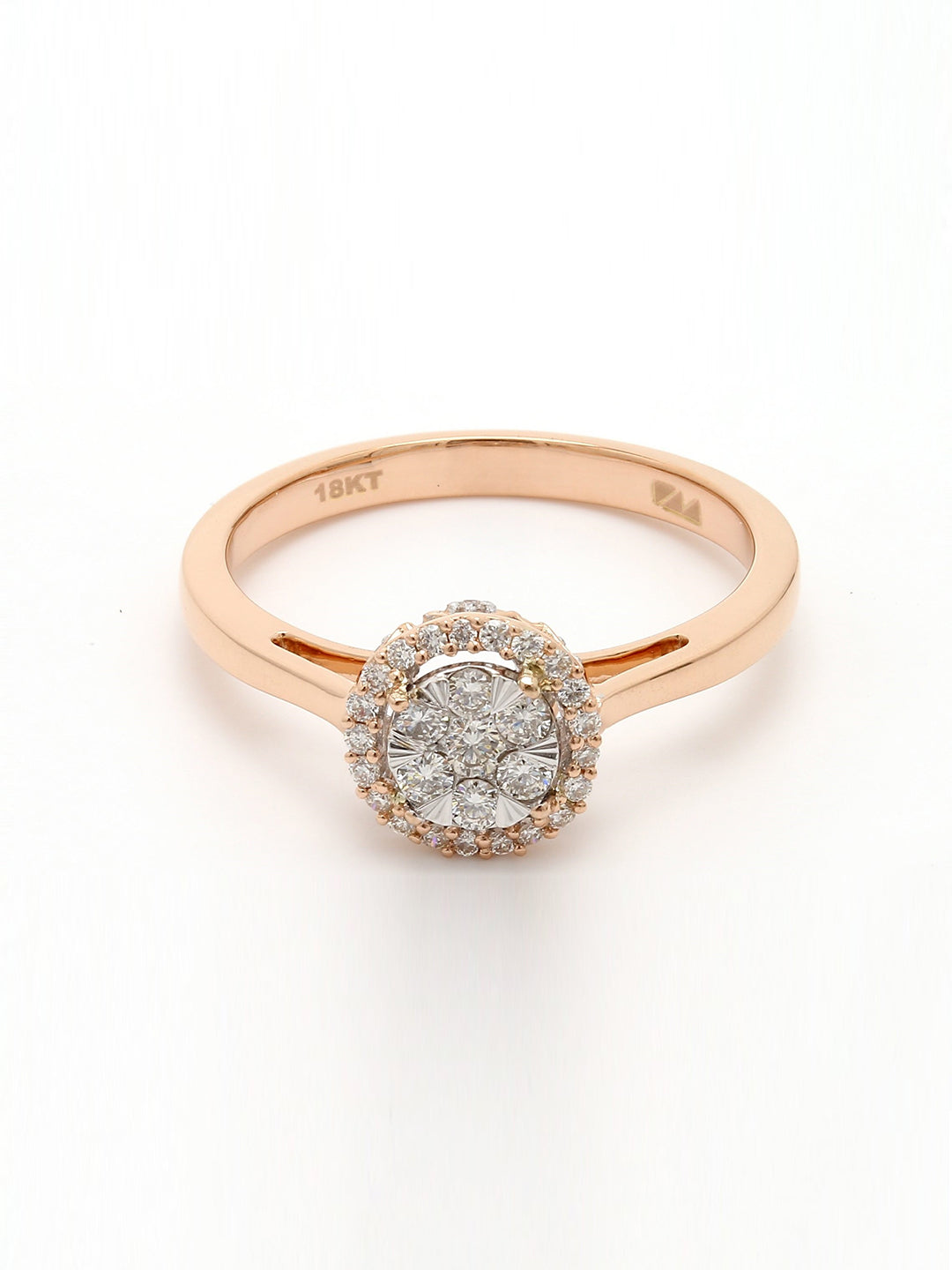 Real Diamond Illussion Cluster Ring - STOMBIL TRADE 
