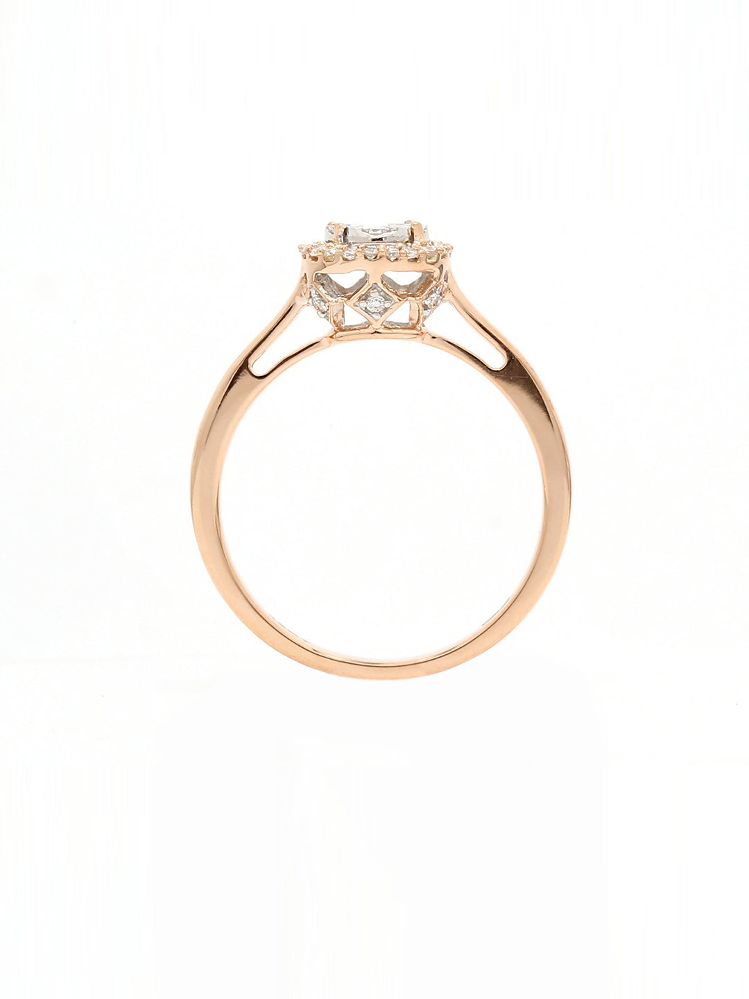 Real Diamond Illussion Cluster Ring - STOMBIL TRADE 