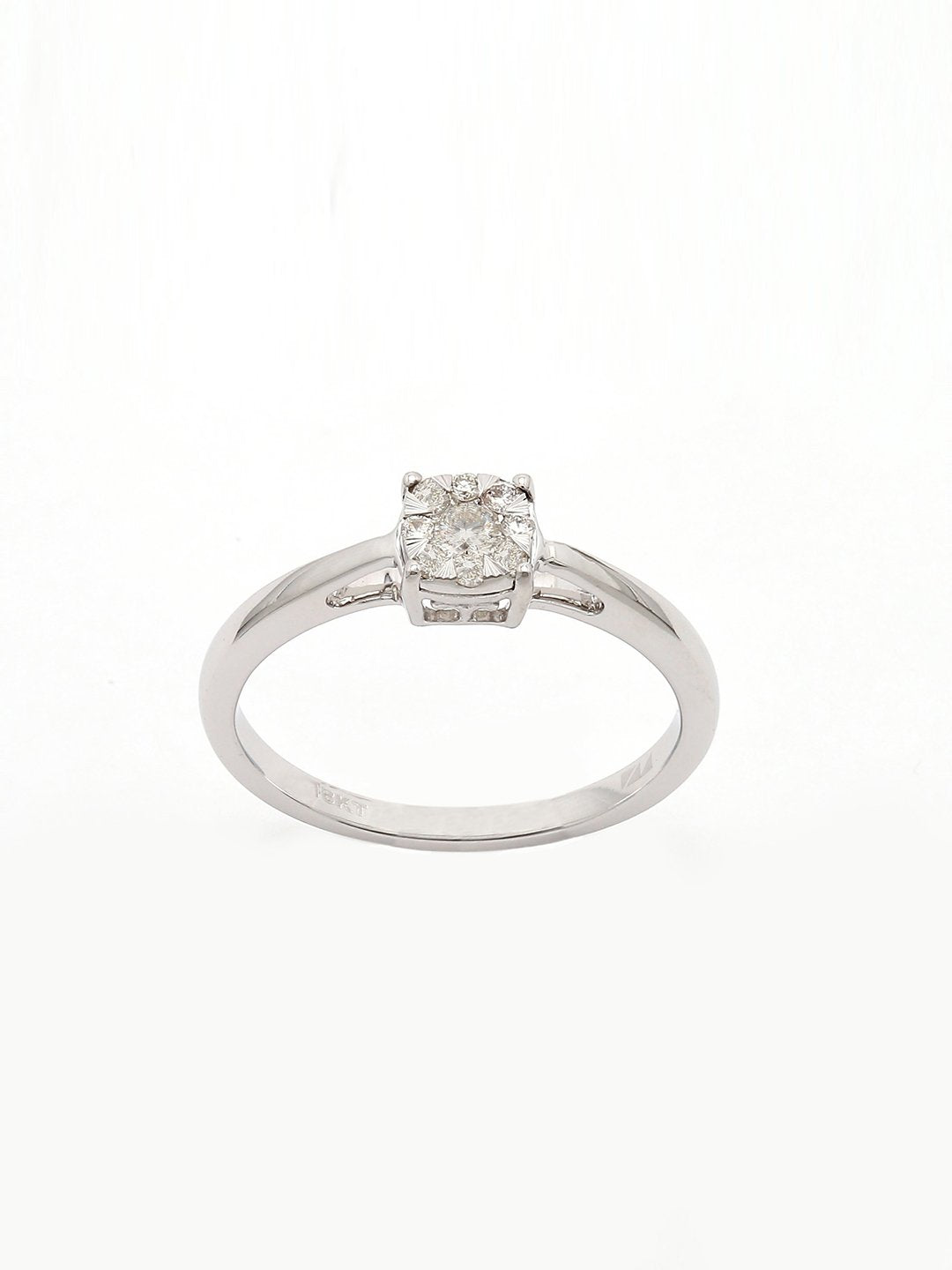 Real Diamond Illussion Cluster Ring - STOMBIL TRADE 