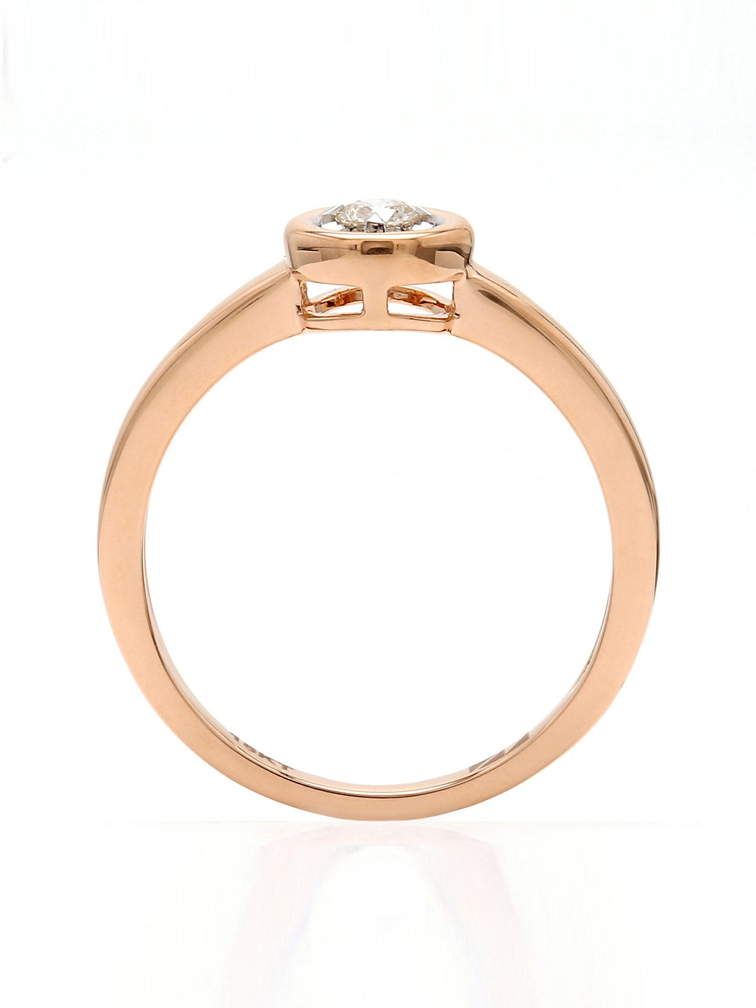 Real Diamond Illussion Solitaire Star Ring - STOMBIL TRADE 