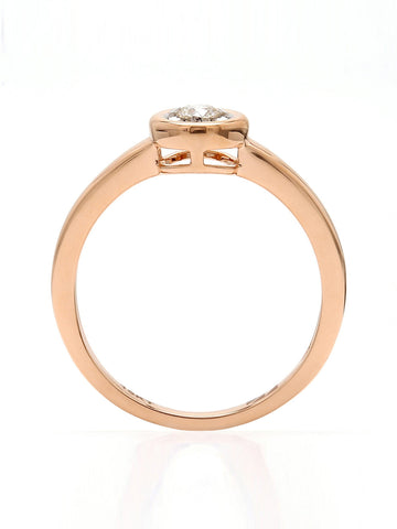 Real Diamond Illussion Solitaire Star Ring - STOMBIL TRADE 