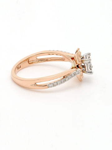 Real Diamond Illussion Cluster Ring - STOMBIL TRADE 
