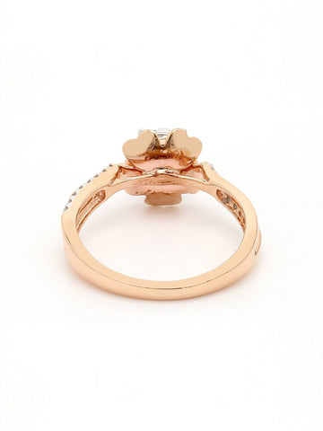 Real Diamond Illussion Cluster Ring - STOMBIL TRADE 