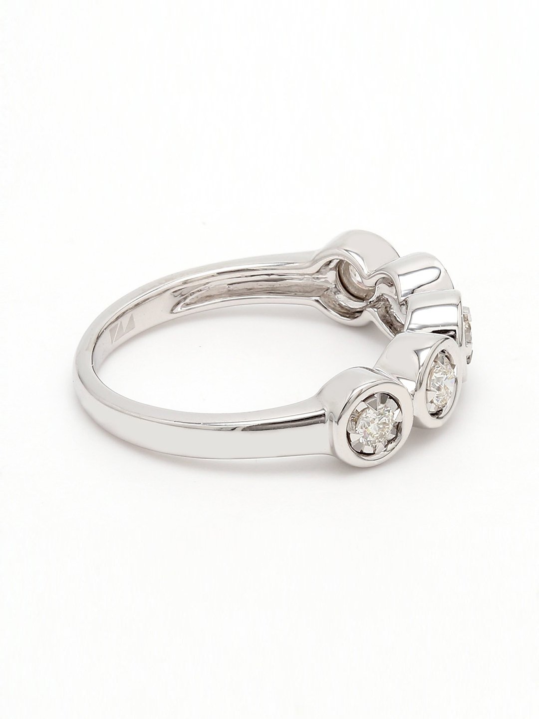 Real Diamond Illussion Solitaire Band Ring - STOMBIL TRADE 
