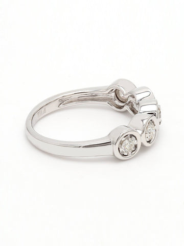 Real Diamond Illussion Solitaire Band Ring - STOMBIL TRADE 