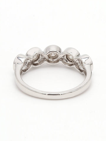 Real Diamond Illussion Solitaire Band Ring - STOMBIL TRADE 