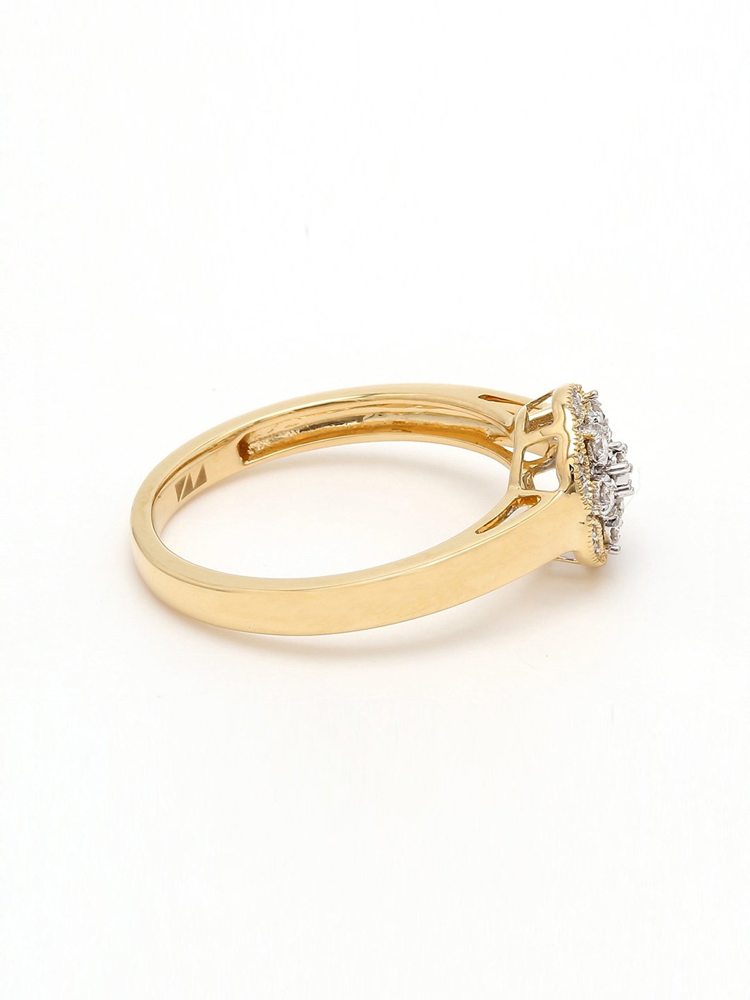 Real Diamond Illussion Cluster Ring - STOMBIL TRADE 