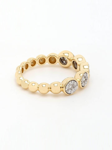 Real Diamond Illussion Cluster Band Ring - STOMBIL TRADE 