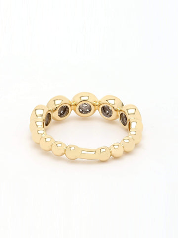 Real Diamond Illussion Cluster Band Ring - STOMBIL TRADE 
