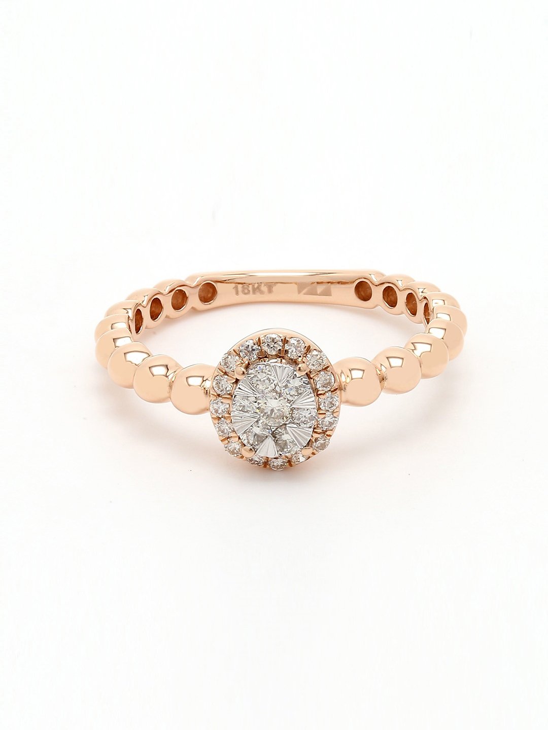Real Diamond Illussion Cluster Ring - STOMBIL TRADE 