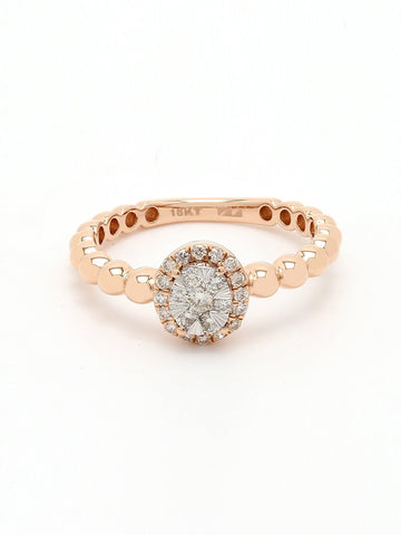 Real Diamond Illussion Cluster Ring - STOMBIL TRADE 
