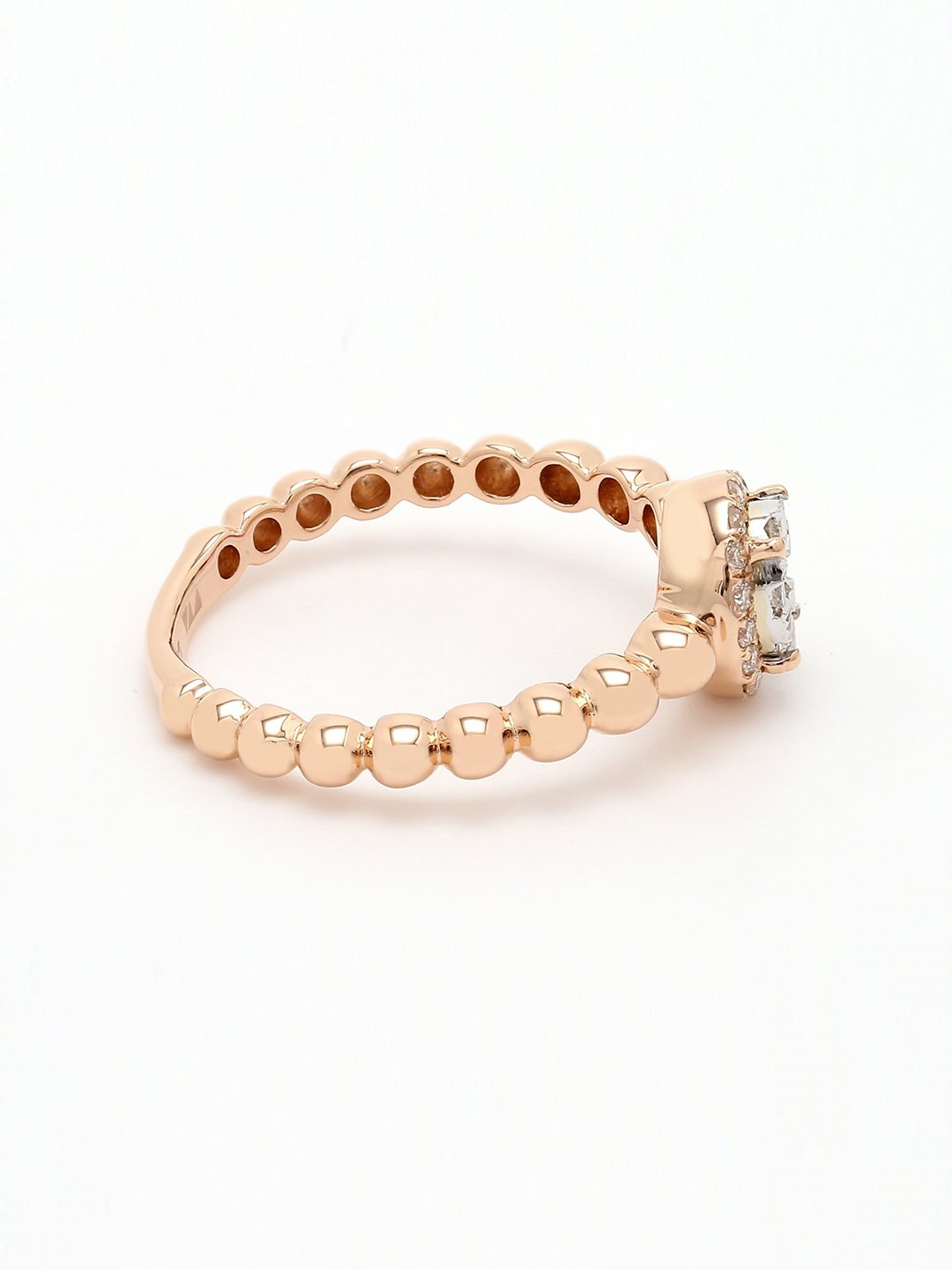 Real Diamond Illussion Cluster Ring - STOMBIL TRADE 