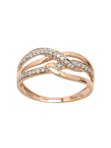 Real Diamond Band Ring - STOMBIL TRADE 