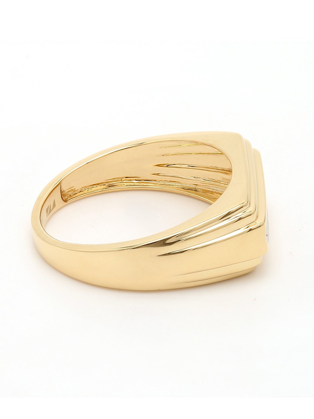 Real Diamond Mens Band Ring - STOMBIL TRADE 