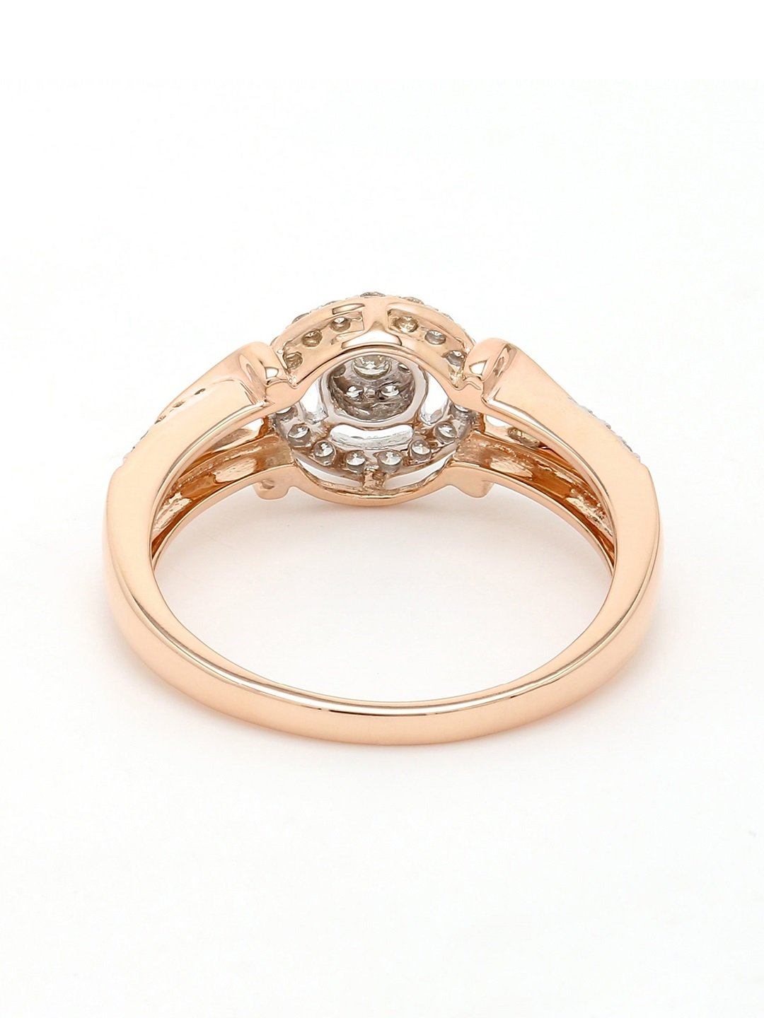 Real Diamond Illussion Cluster Ring - STOMBIL TRADE 
