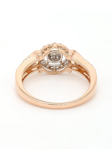 Real Diamond Illussion Cluster Ring - STOMBIL TRADE 