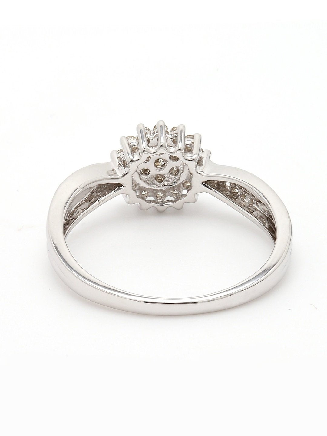 Real Diamond Cluster Ring - STOMBIL TRADE 