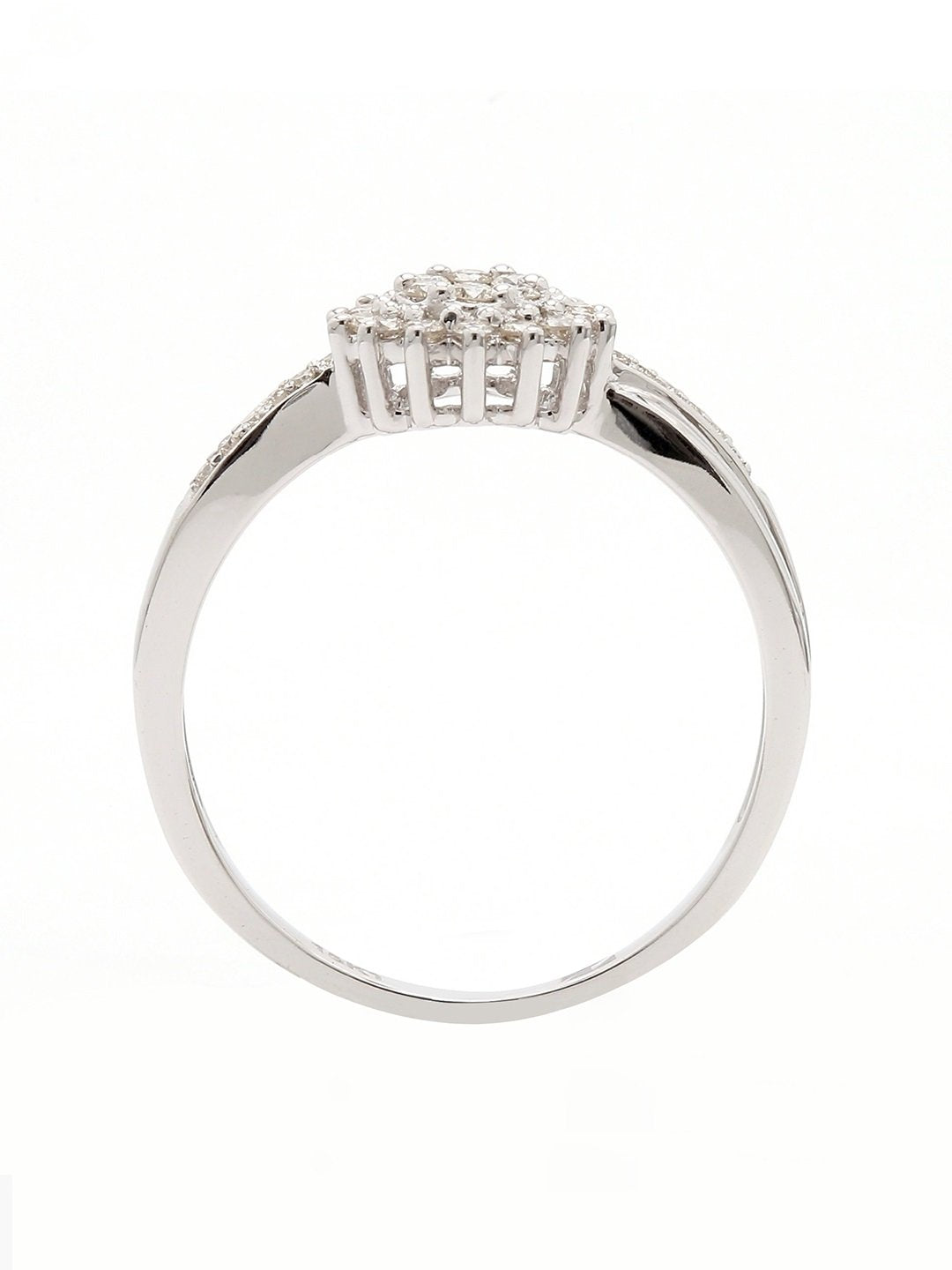 Real Diamond Cluster Ring - STOMBIL TRADE 