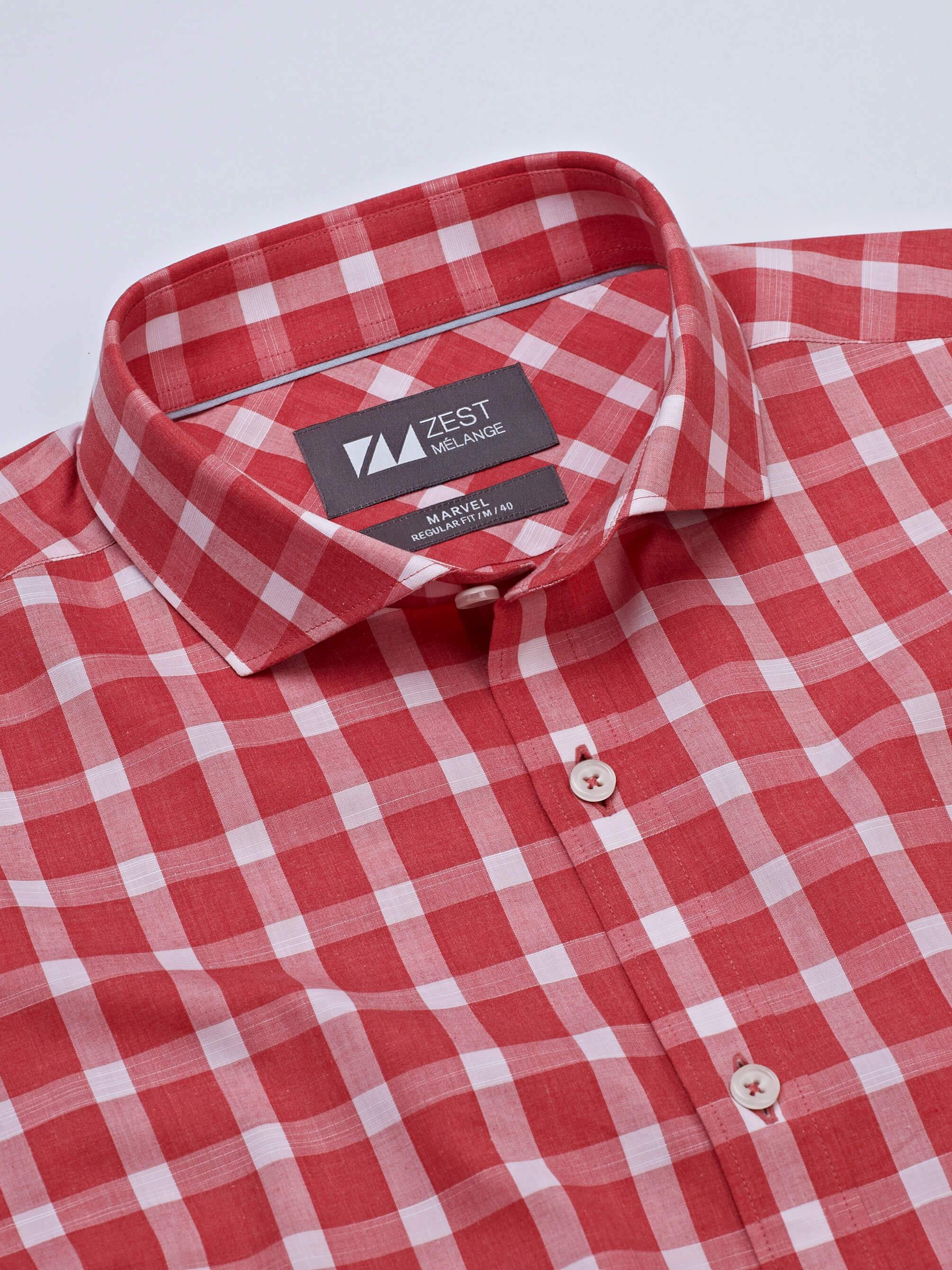 Checks Shirt - Zest Mélange