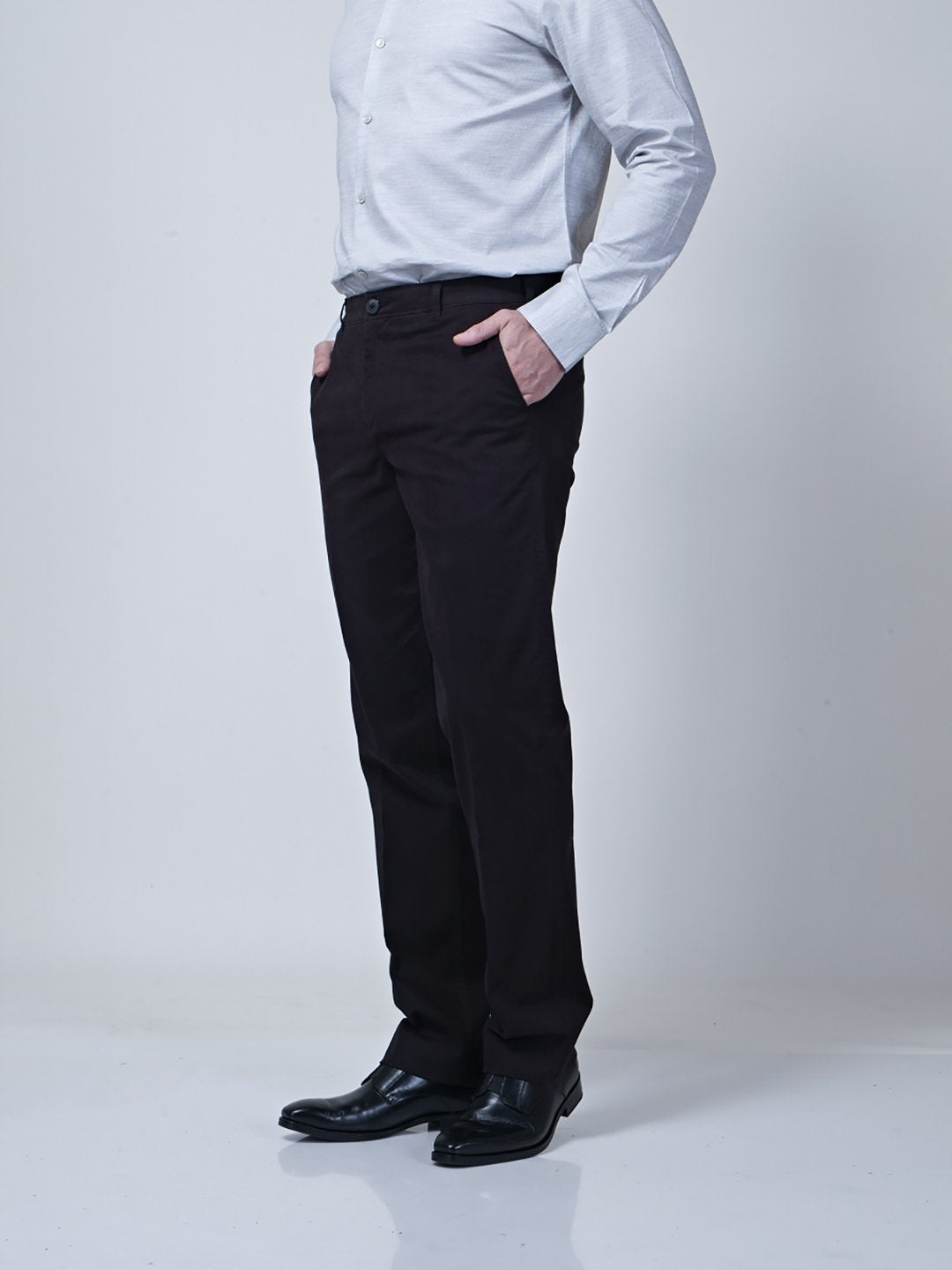 Chinos With Welt Pocket With Top Stitch Detailing - Zest Mélange