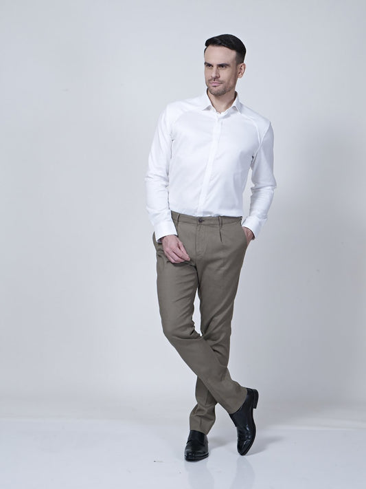 Adjustable Waist Band Detail Chino - STOMBIL TRADE