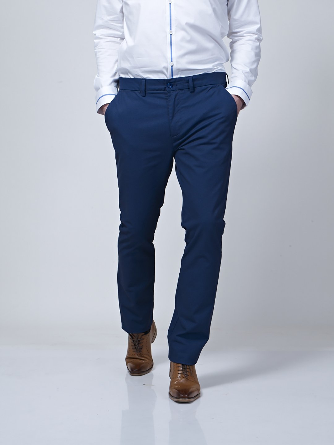 Adjustable Waist Band Detail Chino - STOMBIL TRADE