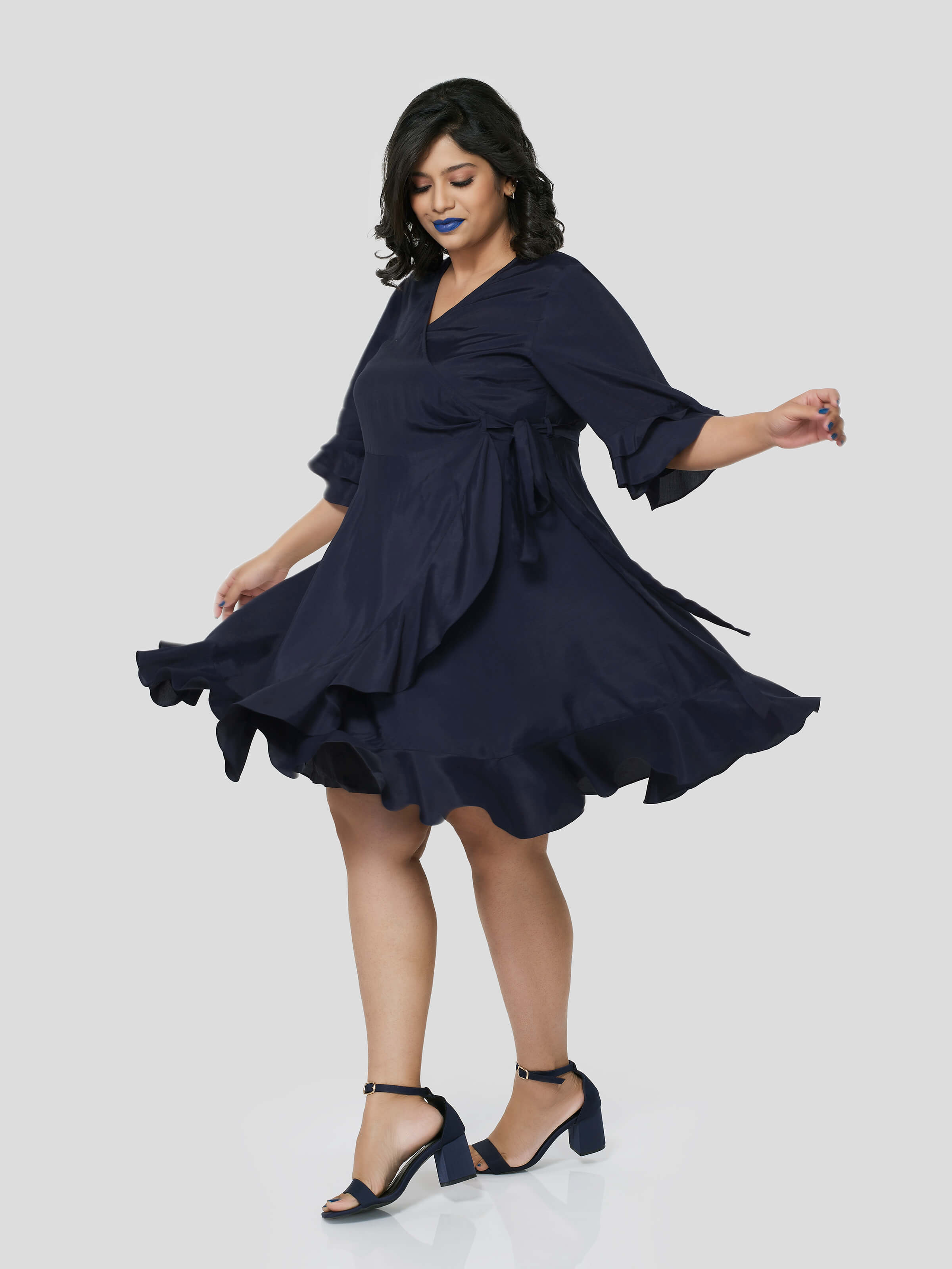 Unique temptation of Wrap Around Dress - STOMBIL TRADE 