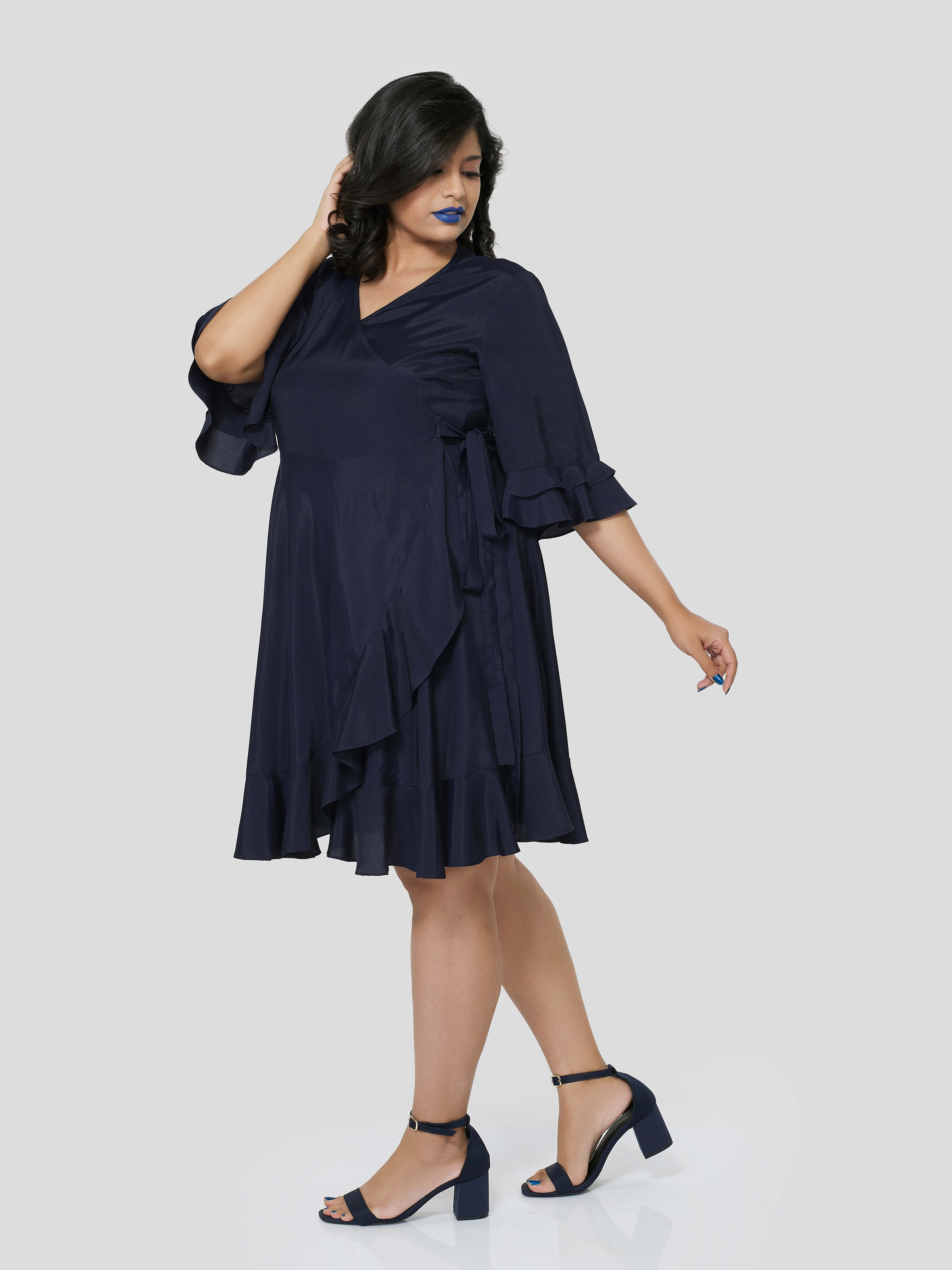 Unique temptation of Wrap Around Dress - STOMBIL TRADE 