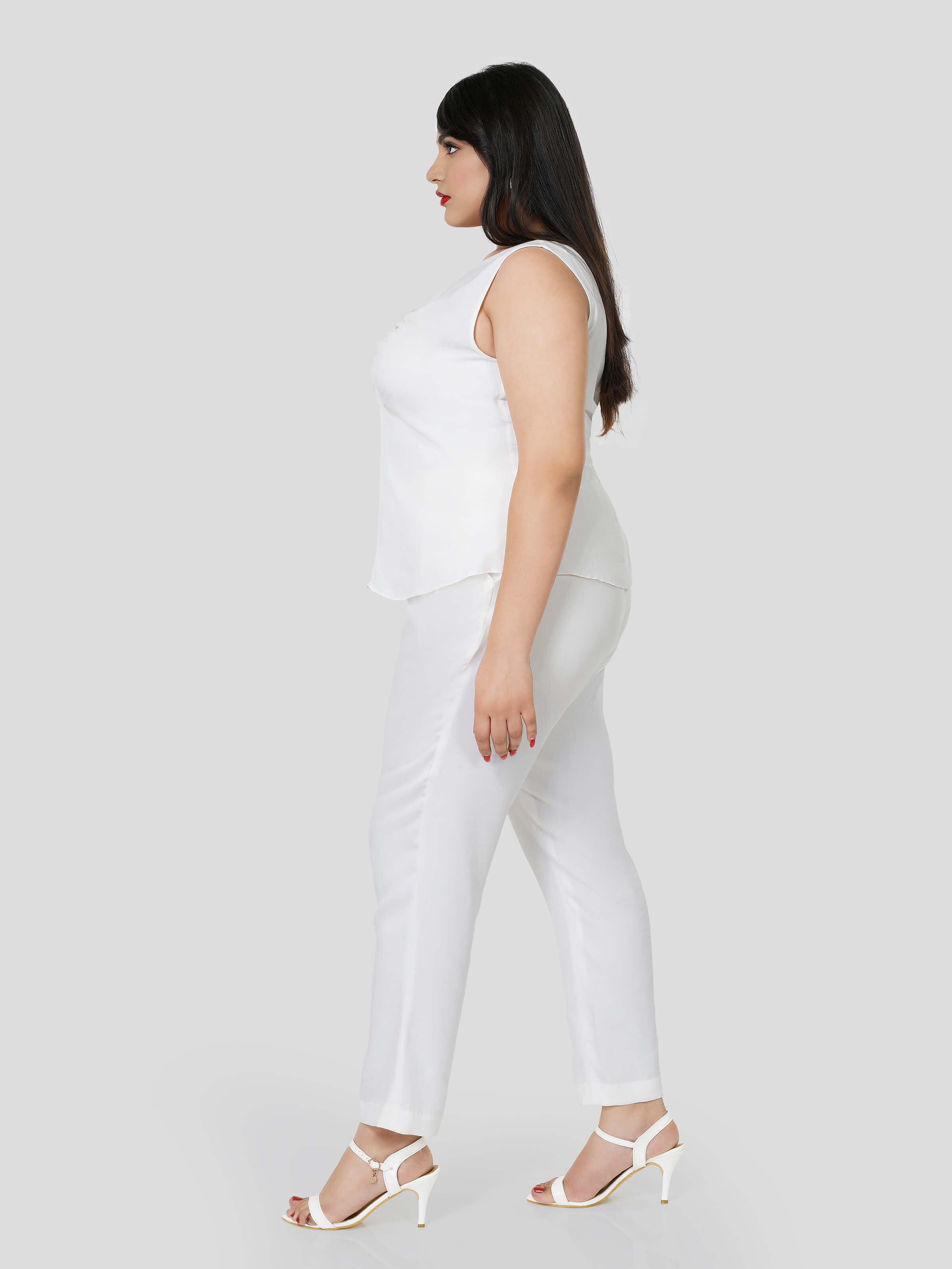 Luminous  Sleeveless Top & Narrow Pants - STOMBIL TRADE 