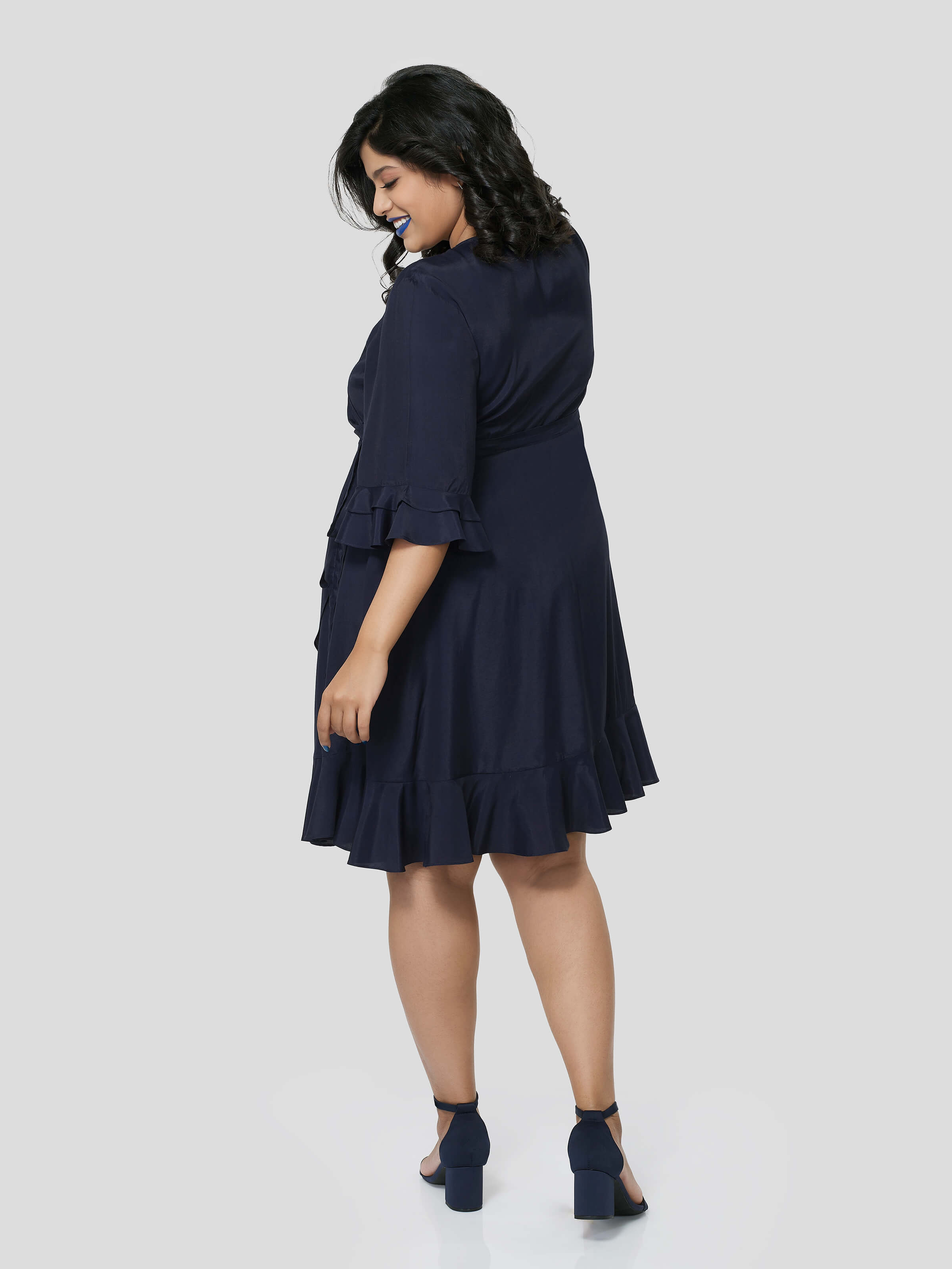 Unique temptation of Wrap Around Dress - STOMBIL TRADE 