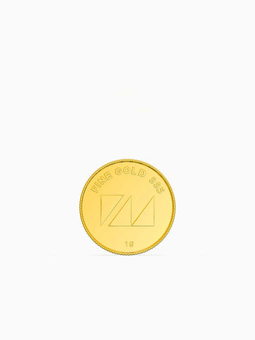 1 Gram 995 Purity Goddess Laxmi Gold Coin - STOMBIL TRADE 