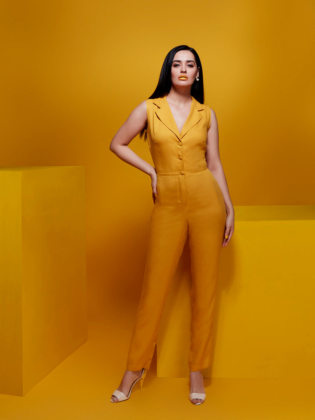 Vividia Blazer Look Jumpsuit - STOMBIL TRADE 